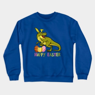 Dinosaur and easter eggs Crewneck Sweatshirt